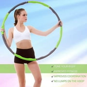 Professional Fitness Hula Hoop, Beginner Hoop Health Hoop Hula Hoops for Adults-Weighted Hula Hoop for Exercise, Resists UV Radiation Durable Material Blue