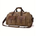 thumbnail image 1 of Large-capacity Wear-resistant Canvas Luggage Bag One-shoulder Diagonal Travel Backpack, 1 of 5