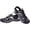 Black/Gray, variant on Men's Hiking Sandals Waterproof Breathable Sandals Closed Toe Water Sandals Beach Shoes
