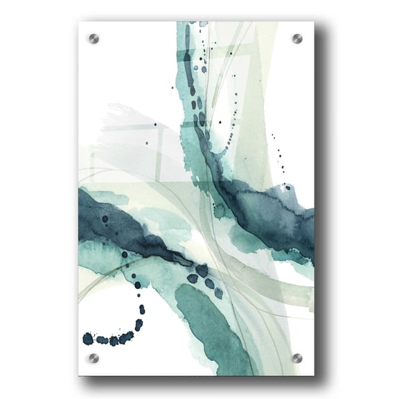 Epic Art 'Depth I' by Grace Popp, Acrylic Glass Wall Art, 24"x36"