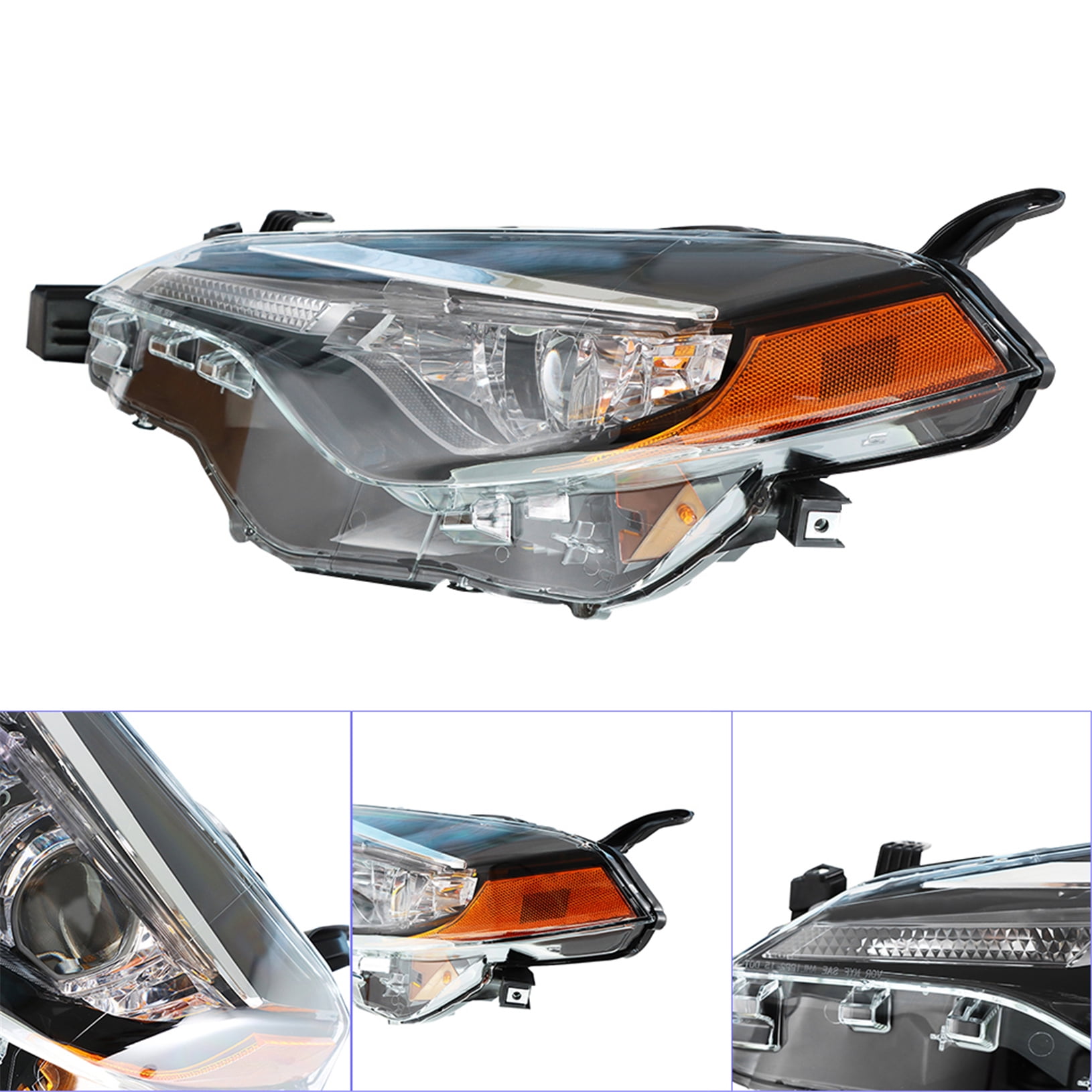 LABLT Headlights Replacement for 2017 2018 2019 Toyota Corolla LE