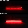 thumbnail image 6 of GTINTHEBOX  2x Red Lens LED Rear Reflectors Brake Tail Lights For 2015-2022 Dodge Challenger, 6 of 10
