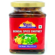Rani Bengal Spice Mango Chutney (Indian Preserve) 10.5oz (300g) Glass Jar, Ready to eat, Vegan ~ Gluten Free, All Natural, NON-GMO