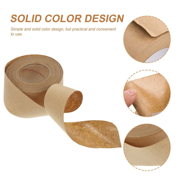 OULII 2Set of Writable Tape Water Activated Kraft for Cardboard Tape Packing Tool