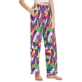 thumbnail image 2 of FORMRS Women's Pajama Pants with Pockets Soft Comfy Loungewear Sleep Bottom, Sizes S-2XL, Colorful Plaid, 2 of 8