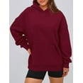 thumbnail image 4 of PRETTYGARDEN Womens Oversized Hoodies Fleece Hooded Sweatshirts Long Sleeve Pullover Tops 2025 Fall Outfits Winter Clothes, 4 of 10
