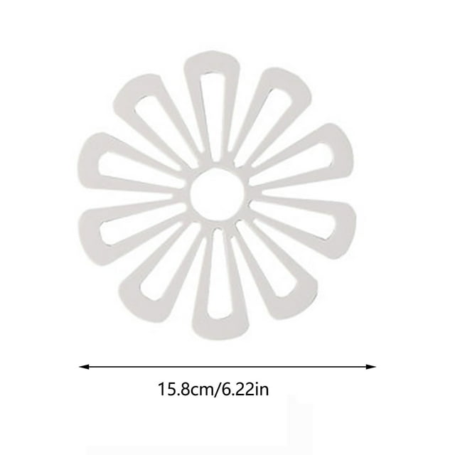 Household Flower-Shaped Dining Table Heat Insulation, Non-Slip Tea Mat