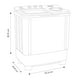 thumbnail image 4 of Lavadora Hisense Doble Tina Blanco 11 Kg, 4 of 4