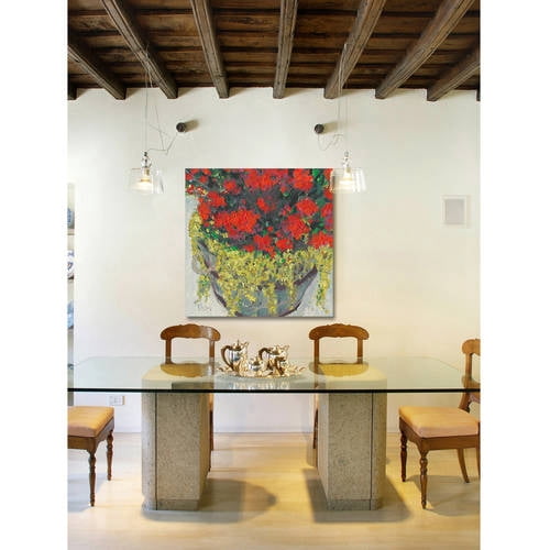 Marmont Hill "Potted Plant III" Painting Print on Wrapped Canvas