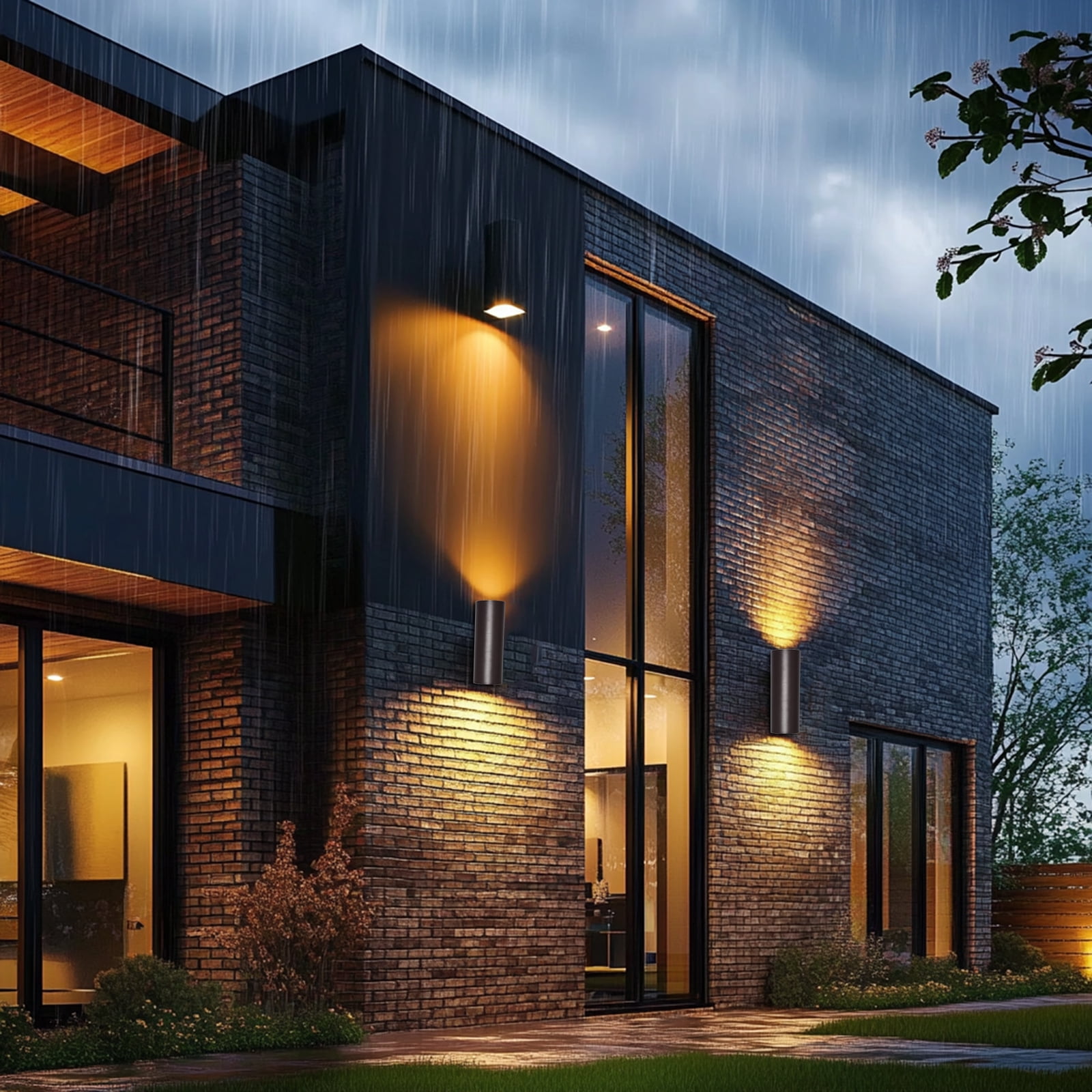 ENERGETIC LED wall cylinder light Up and Down Outdoor Wall Lights, 18W, 2000LM, 3000K