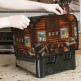 thumbnail image 7 of Picia Log Cabin Inside Print 2 Slice Toaster Cover , Toaster Protector Dustproof Kitchen Appliance Cover, Kitchen Appliance Dustproof Protector, 7 of 7