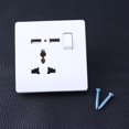 thumbnail image 1 of ORDDIART 1Set Universal 2A Dual USB Output 3-Pin Wall Socket Charger with ON/OFF Switch for Travel Use 8.5*3.3in, 1 of 7