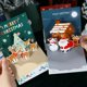 thumbnail image 2 of Tarjetas 3D de Feliz Navidad, muñeco de nieve, Elk, Festival, tarjeta de felicitación, decoración de Navidad, fiesta de año nuevo, invitación, postal plegable, Navidad, 2 of 4