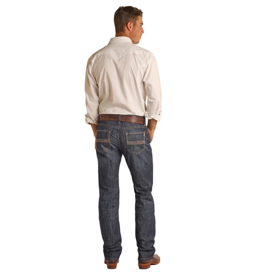 Rock & Roll Revolver Slim Straight Dark - Mens Jeans  - Rrmd1Rr0Lj