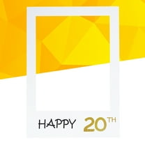 Pretyzoom Birthday Photo Booth Prop Photo Booth Picture Frame Multi 1Pack