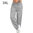 thumbnail image 2 of Guardoinrt Pantalon Ample pour Femmes, Gris Clair, 3TG, 2 of 6