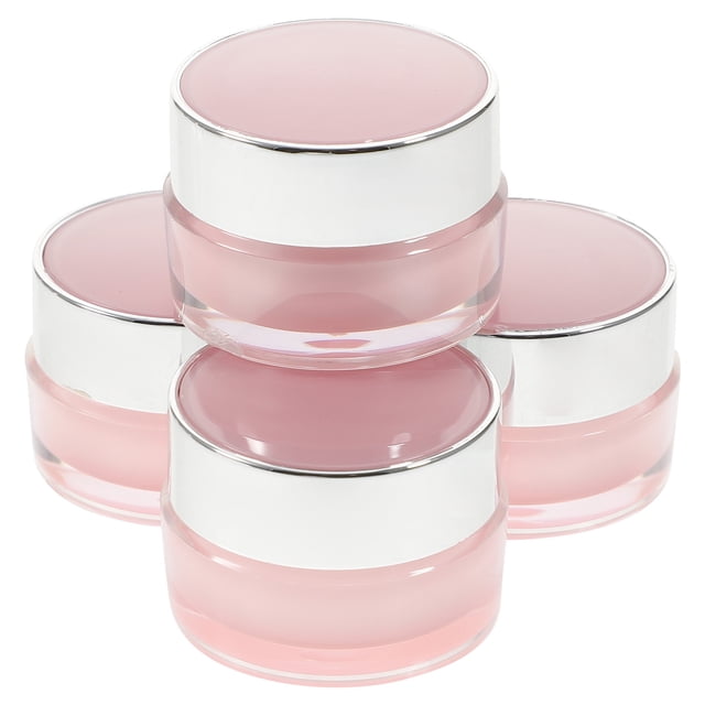 4pcs frasco de vacío hermético frascos redondos prácticos recipientes de crema facial de loción vacío