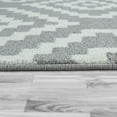 thumbnail image 3 of Modern Low-Pile Rug Geometric Moroccan Design in Pastel Colors in Gray - 2' x 3'3" (2'x3'), 3 of 5