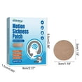 36 PC Portable Motion Sickness Stickers for Adults and Children To Tinnitus, Motion Sickness