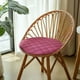 thumbnail image 4 of Cojín redondo para silla, cojín de suelo de tatami de felpa, 1 cojín redondo de 40 cm con base antideslizante y funda lavable a máquina, para sillas de comedor, taburetes y comodidad, 4 of 8