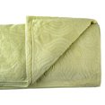 thumbnail image 3 of STPgoods Melissa Jacquard Cotton Terry Blanket 81 x 63'' Throw Blanket for Couch Sofa or Bed, Green, 3 of 7