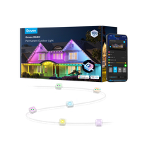 Govee 100ft RGBIC Permanent Outdoor Lights with 72 Lights, White version
