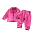 thumbnail image 2 of Geire Pyjama pour Enfants 1-5 Ans Imprimé Manches Longues Boutonné Doux Confortable Ensemble 2 Pcs Unisexe, 2 of 3