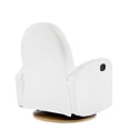 thumbnail image 5 of Jopath Swivel Accent Chair, Comfy Accent Single Sofa Chair, 360 Degree Bucket Chair Lounge Armchair for Living Room Bedroom Beige, 5 of 9