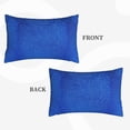 thumbnail image 4 of Binfone Blue Glitter Standard Size Pillowcase, Long Staple Pure Cotton Envelope Closure Pillow Cover,14"x20", 4 of 9