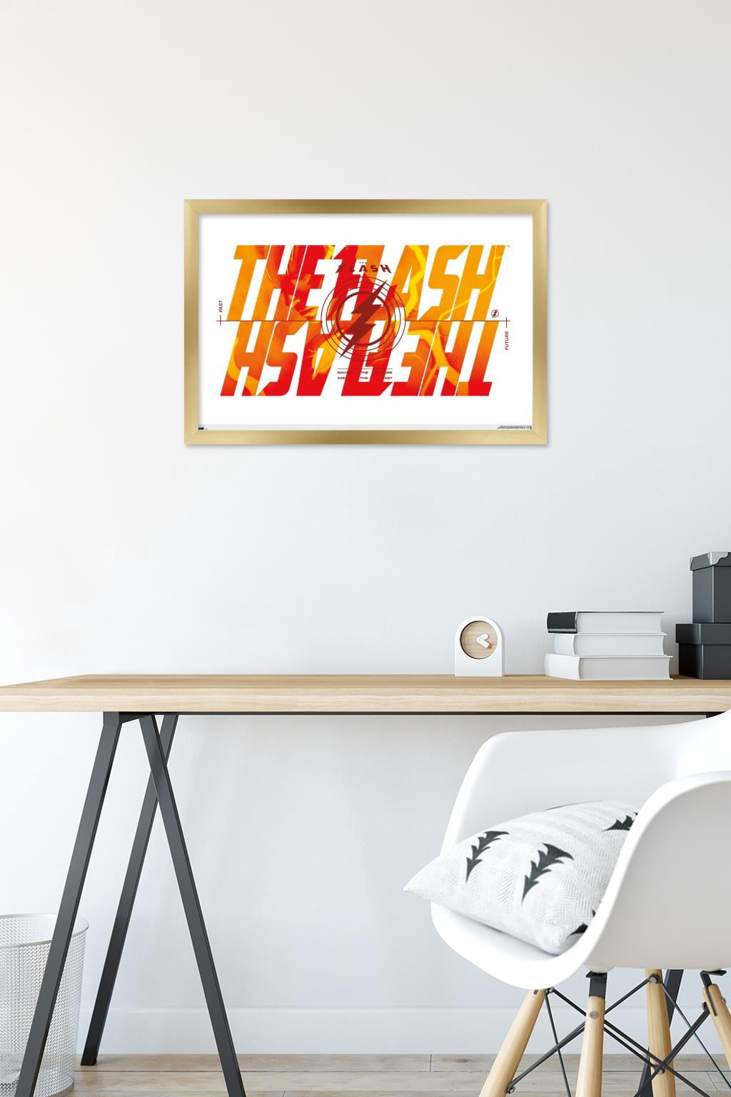 DC Comics Movie The Flash - Reverse Wall Poster, 14.725" x 22.375" Framed