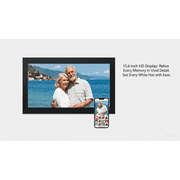 Ptlahmri Uhale 15.6 Inch Digital Picture Frame with 32GB Storage, 1920x1080 FHD IPS Touchscreen, Wifi Cloud App Remote Control, Wall Mountable, SD/USB Support, Share Photos/Videos Anywhere
