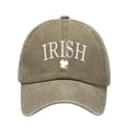 thumbnail image 1 of Visors Washed Cotton St. Pat Print Old Vintage Daddy Baseball Cap Polyester Duck Tongue Cap, 1 of 3