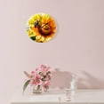 thumbnail image 3 of 14 Inch Wall Clock Battery Operated Silent Clock Decorative for Office, Kitchen, Outdoor, Living Room，Sunflower Bee Spring Flower Beautiful Pattern, 3 of 4