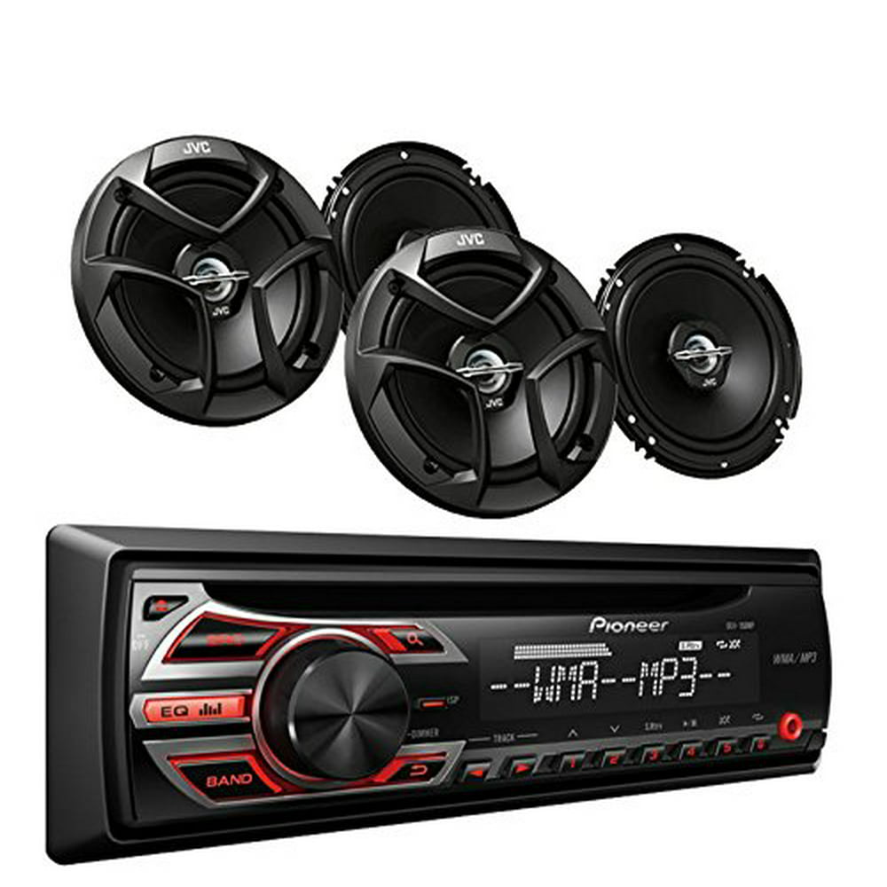 Pioneer DEH150MP Car Audio CD MP3 Stereo Radio Player, Front Aux Input