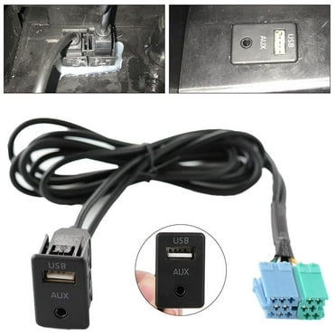 Radio Extension Aux Usb Port Adapter Cables Wiring Assy Fits For Hyundai Elantra Car Electronics Accessories