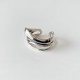 thumbnail image 3 of Womens 925 Sterling Silver Ring Korean Floral Design Cross Wound X-Type Multi-Layer Ring Festival Gift for Her Elegant Jewelry, 3 of 4