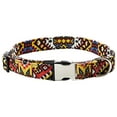thumbnail image 1 of Ethnic Pattern Personalized Half Metal Cotton Collar Pet Dog Collar, 1 of 9