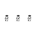 thumbnail image 4 of ZheElen Easy To Wall Decals Wide Application In Any Setting Decoration Effect Light Switch Stickers Dark Wall Stickers 006 3Set, 4 of 6