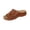 Brown_034, variant on Domuza Womens Orthopedic Sandals Slip on Non Slip Arch Support Flat Wedge Sandals Breathable Beach Slippers 2026 Comfortable Orthopedic Shoes Brown 6.5(EU-37)