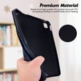thumbnail image 7 of Slim Case for Apple iPad 6th 5th Generation/ iPad Air 1 2, PU Leather Lightweight Hand Strap Stand Feature Drop Protection Back Cover for iPad 9.7" 2018/2017/ iPad Air 1st 2nd Gen, Blue, 7 of 7