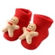 thumbnail image 1 of Calcetines de bebé Rojo Navidad Tejido cálido Algodón Medias térmicas largas Elástico Transpirable para bebés de 0 a 1 años Cookie Man, 1 of 5