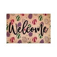 thumbnail image 2 of Easter Decorations Eggs Welcome Door Mat 23.6 x 15.7 in Indoor Outdoor Entry Rug for Front Door Porch Home, Spring Easter Decor Floor Mat for Easter Decorations for Home, 2 of 4