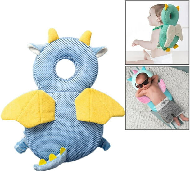 Protector de cabeza para bebé para gatear, almohadilla de seguridad, cojín, mochila ajustable, protección para la espalda del bebé
