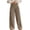 Beige, variant on Lixiuxyad Stretchy Work Dress Pants Winter Fuzzy Pants Elastic Waist Straight Leg Long Pants Casual Sweatpants Beige