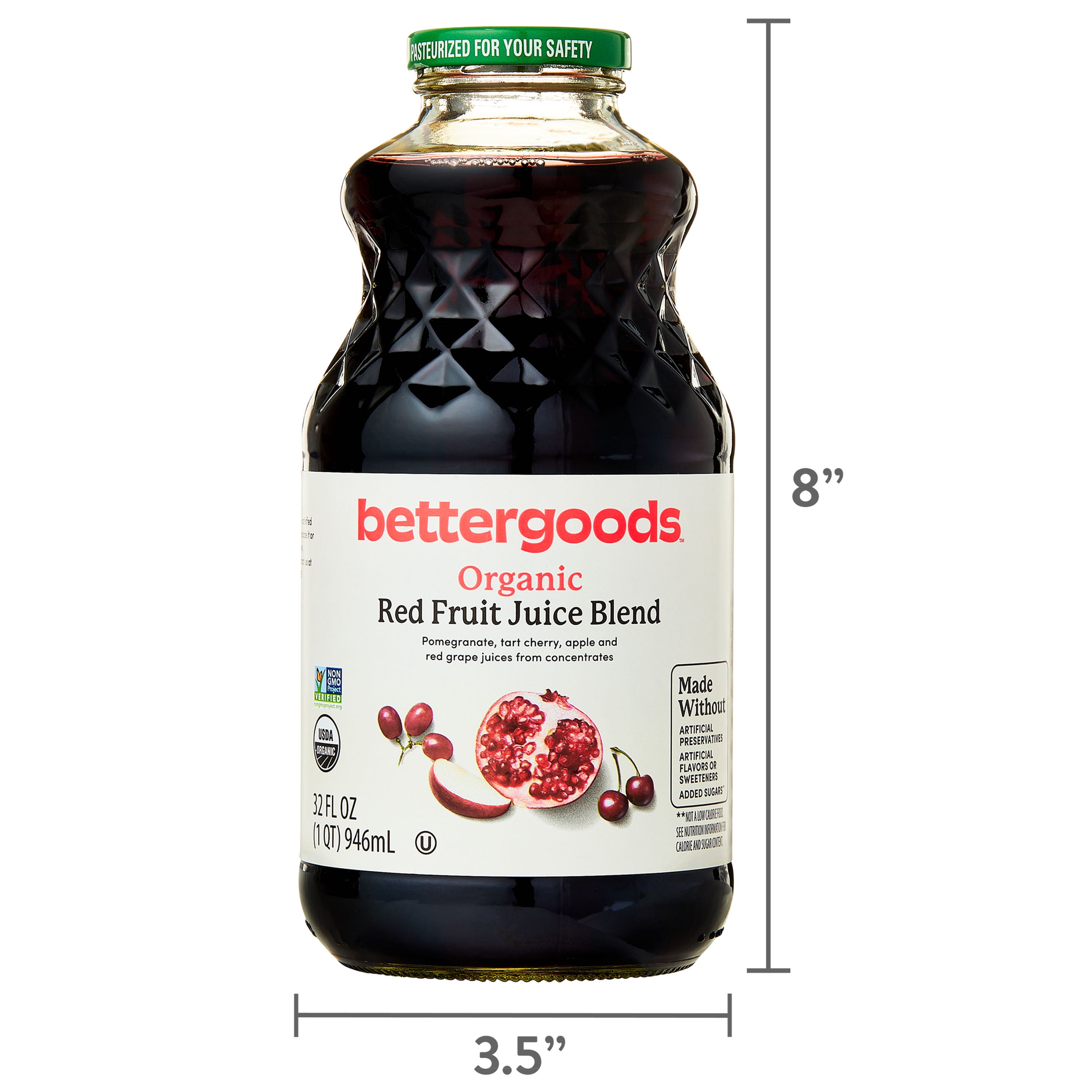 bettergoods Organic Red Fruit Juice Blend, 32 fl oz