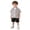 Pink-02, variant on Ultrave Boys Beach Outfit Button Up Short Sleeve Shirt Solid Casual Shorts 2-Piece Sets Summer Holiday Sets