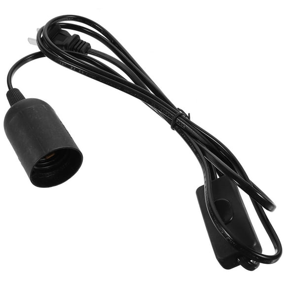 2pcs Lamp Cord With Pendant Light Cord Light Bulb Plug In Socket US Plug