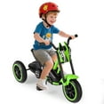 thumbnail image 1 of Gymax Kids Tricycle w/Foot Pedals Forward/Backward Steering Handlebars Aged 3+ Green, 1 of 10