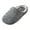 Dark Gray, variant on Women's Men's Fluffy House Slippers Comfortable Warm Plush Slip On Bedroom Slides Shoes
