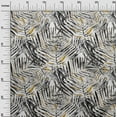 thumbnail image 2 of oneOone Cotton Jersey Black Fabric Leaves Craft Projects Decor Fabric Printed By The Yard 58 Inch Wide, 2 of 4